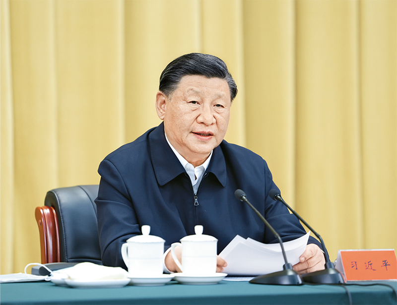 2023年6月2日，中共中央總書記、國家主席、中央軍委主席習近平在北京出席文化傳承發(fā)展座談會并發(fā)表重要講話。 新華社記者 鞠鵬/攝